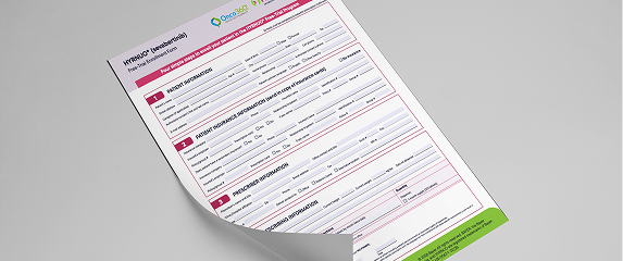 Downloadable patient services request form