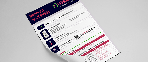 Downloadable product fact sheet